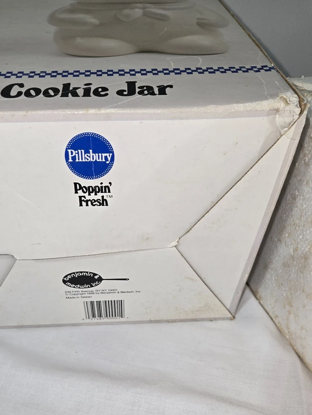 Pillsbury Poppin' Fresh White Cookie Jar